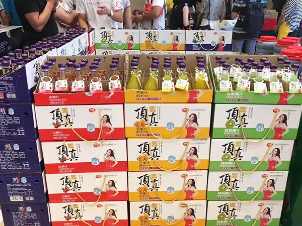 安徽安慶時代酒業有限責任公司代理頂真食品果汁案例